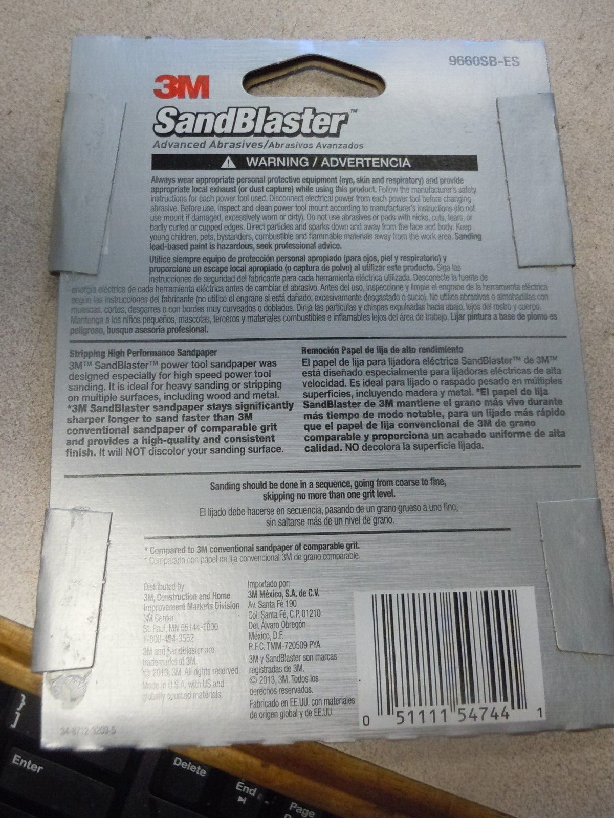 3M SandBlaster Clip-On Palm Sanding Sheets 9663SB-ES 4.5″ x 5.5″ 80 grit 5 packs