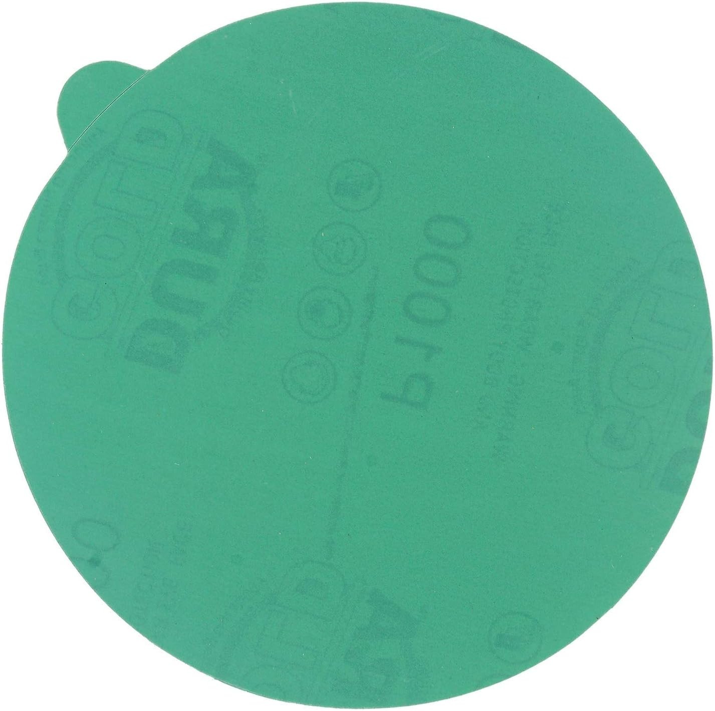 Durable 5″ Green Film PSA Sanding Discs – 50 Count 1000 Grit for All Materials