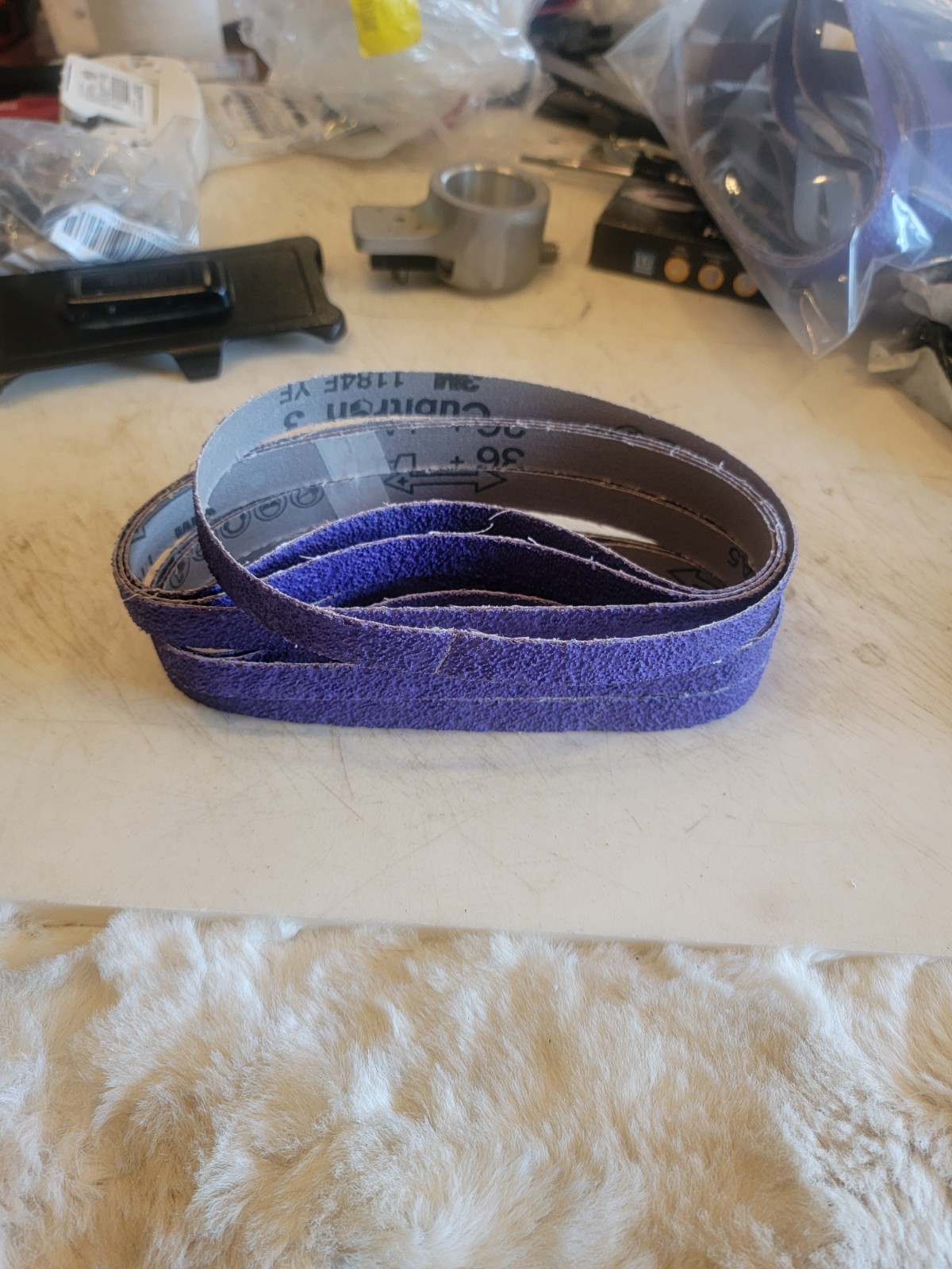 3M Cubitron 3 1184F File Belt, 33449, 25/32 in x 20 15/32 in, 36+, 10per carton