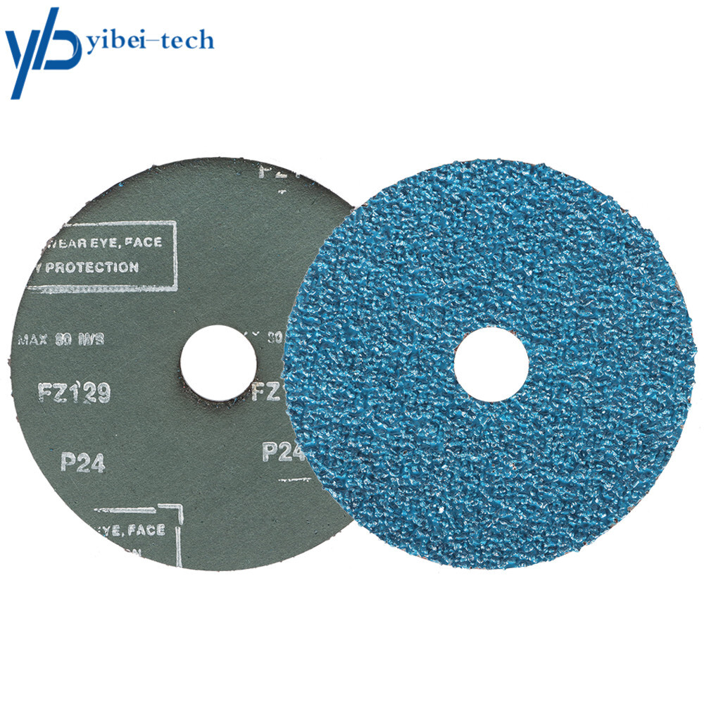 25Pack 24 Grit and 36 Grit Zirconia Resin Fiber Disc Grinding And Sanding Discs