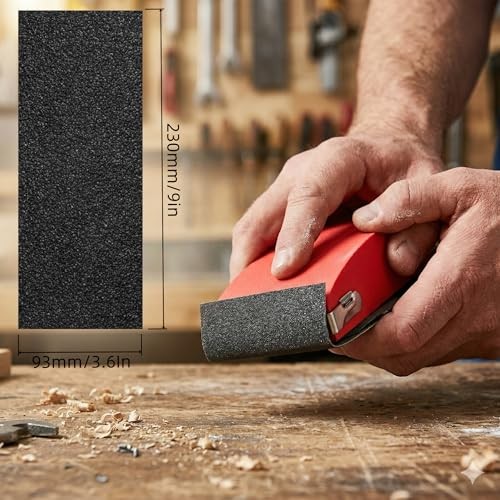 110 PCS Sandpaper Assortment, 120 to 3000 Assorted Grit Wet Dry Sandpaper