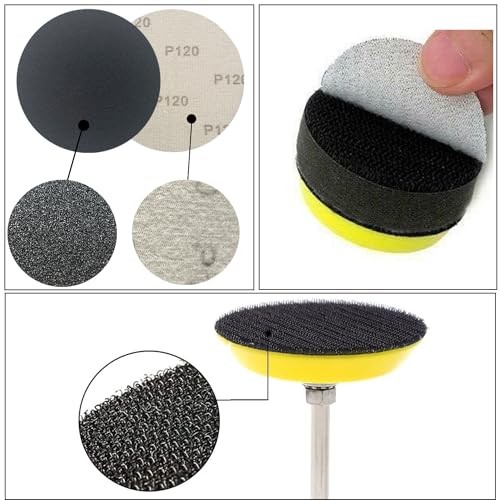 140 Pcs 3 Inch Wet Dry Sanding Discs 120-5000 Grit 3 Inch 140PCS 120-5000 Grit