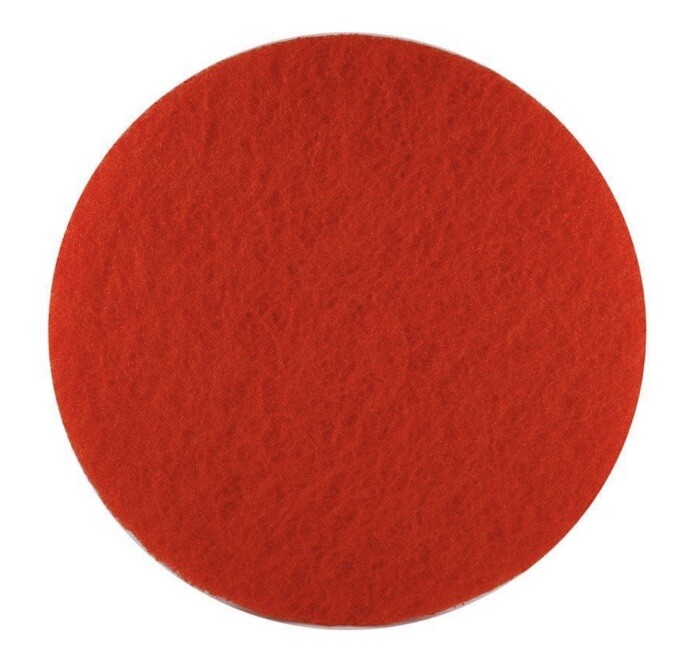 Diablo 17 in. Non-Woven Red Buffer Pad (5-Pack)