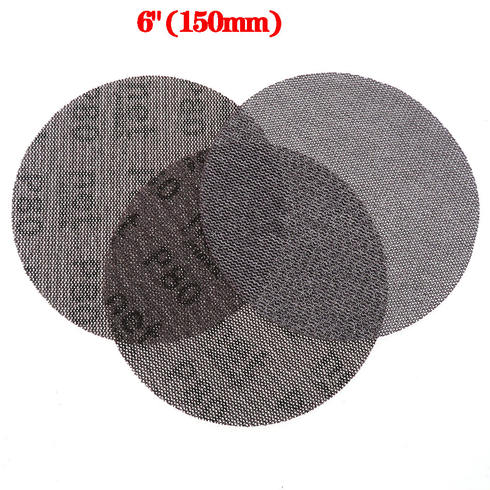 75mm 100mm 125mm 150mm Mesh Dust-free Sanding Discs Hook and Loop Sandpaper Pads