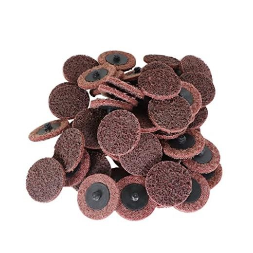 50Pcs 2 Inch Maroon Quick Change Surface Prep Conditioning Discs, 2 inches