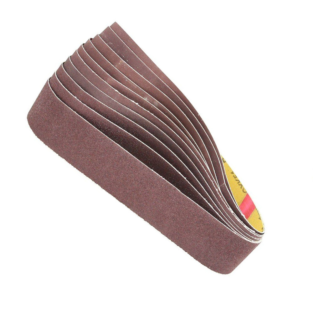 10 Pieces 686 * 50mm Abrasive Sanding Belts 2in * 27in P40-P1500 Coarse to Fine