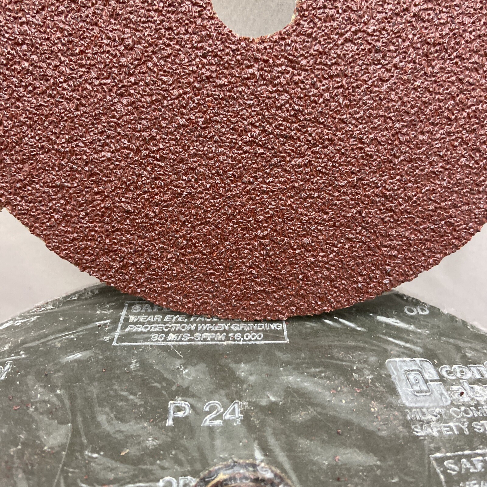 25 Discs 7″ x 7/8″ Fiber Resin Sanding Disc Aluminum Oxide A 24 Grit 58-175