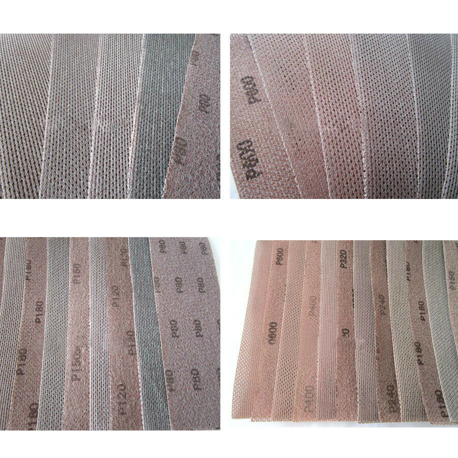 90x230mm Grinding Grid Clamps Grid Grinding Wheels Sanding Papers Disc P80-P1000