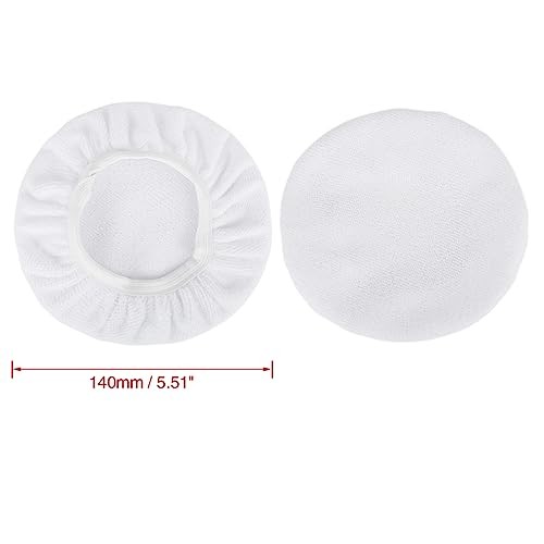 10pcs 5-6 Inch White Soft Mircrofiber Car Wax Polishing Bonnet Buffing Pad