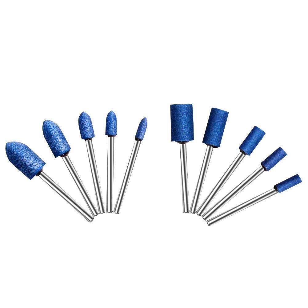 1/8″ Shank Abrasive Mounted Stone Grinding Bits Sanding Drill Bit for Rotary