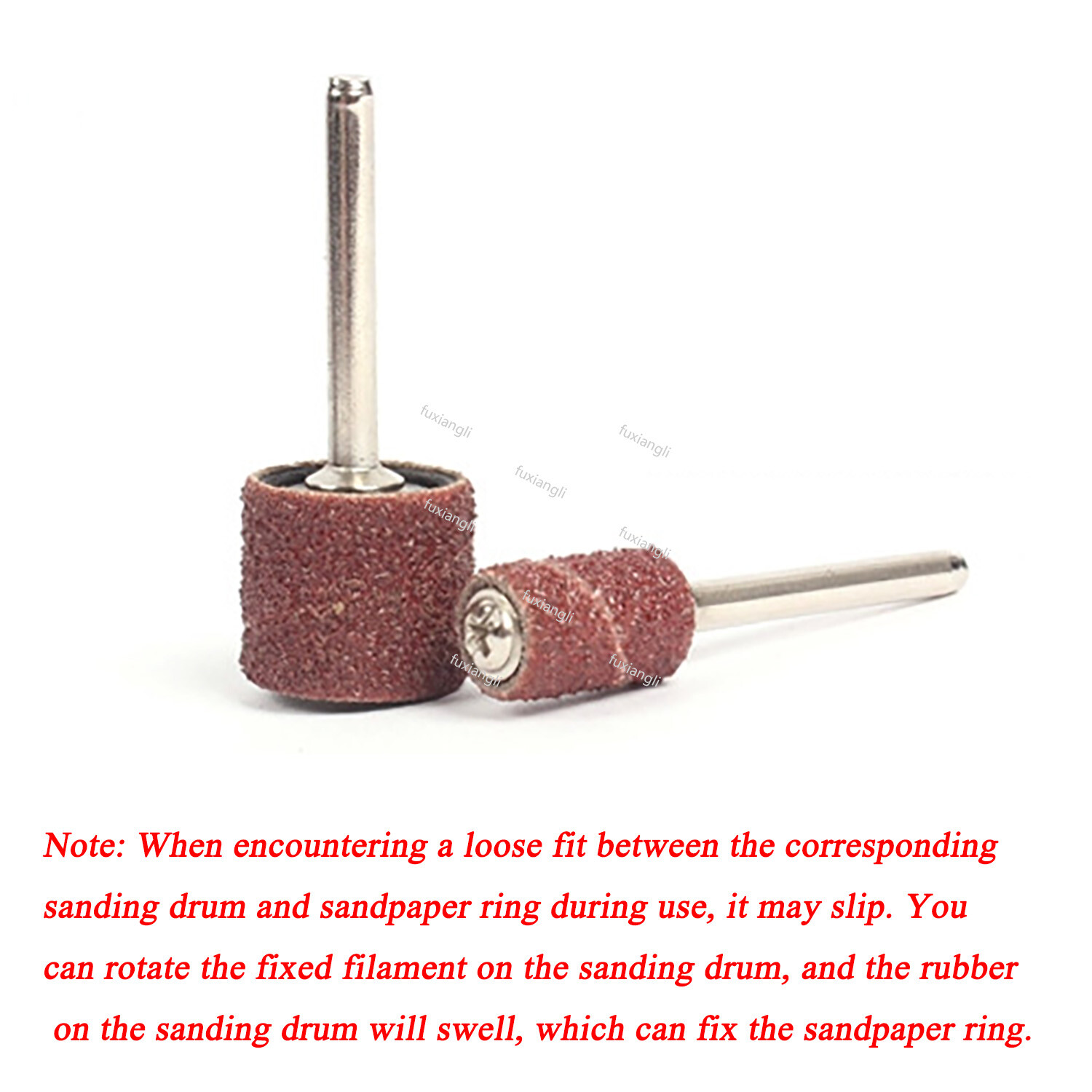 Electric Nail Drill Bits Emery Sanding Bands Gel File Polish Remover 80-600Grit