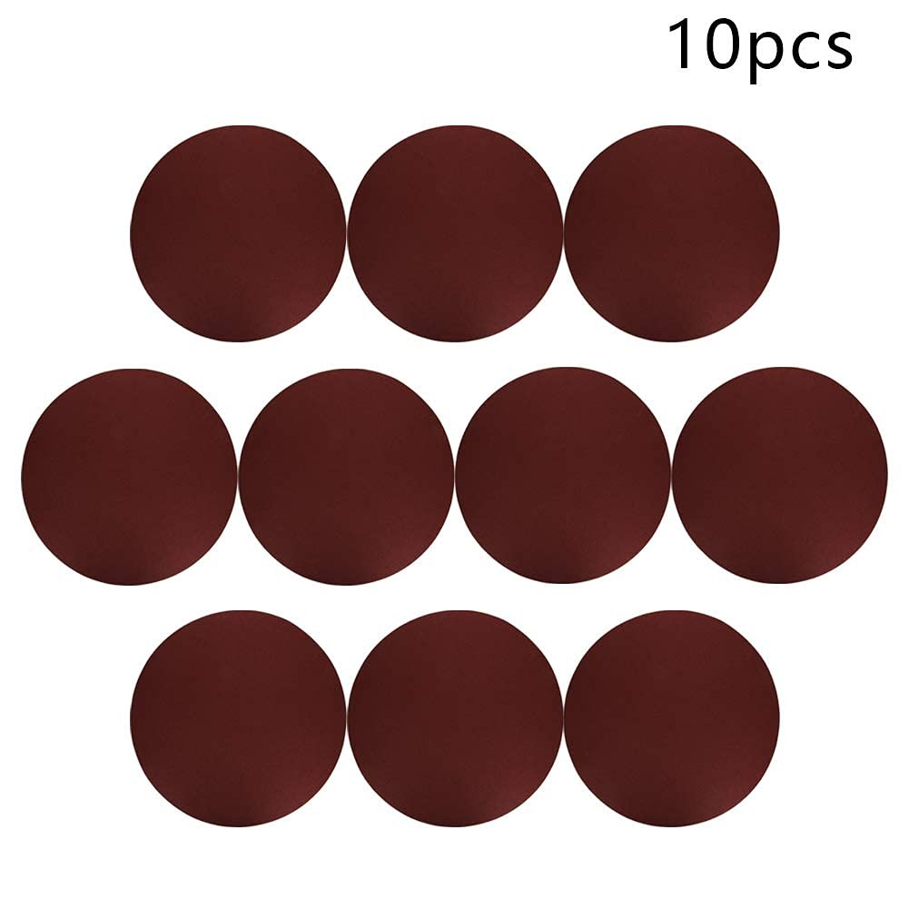 10pcs PSA Sanding Discs, 10inch Self Stick Adhesive Back Aluminum Oxide Sandp…