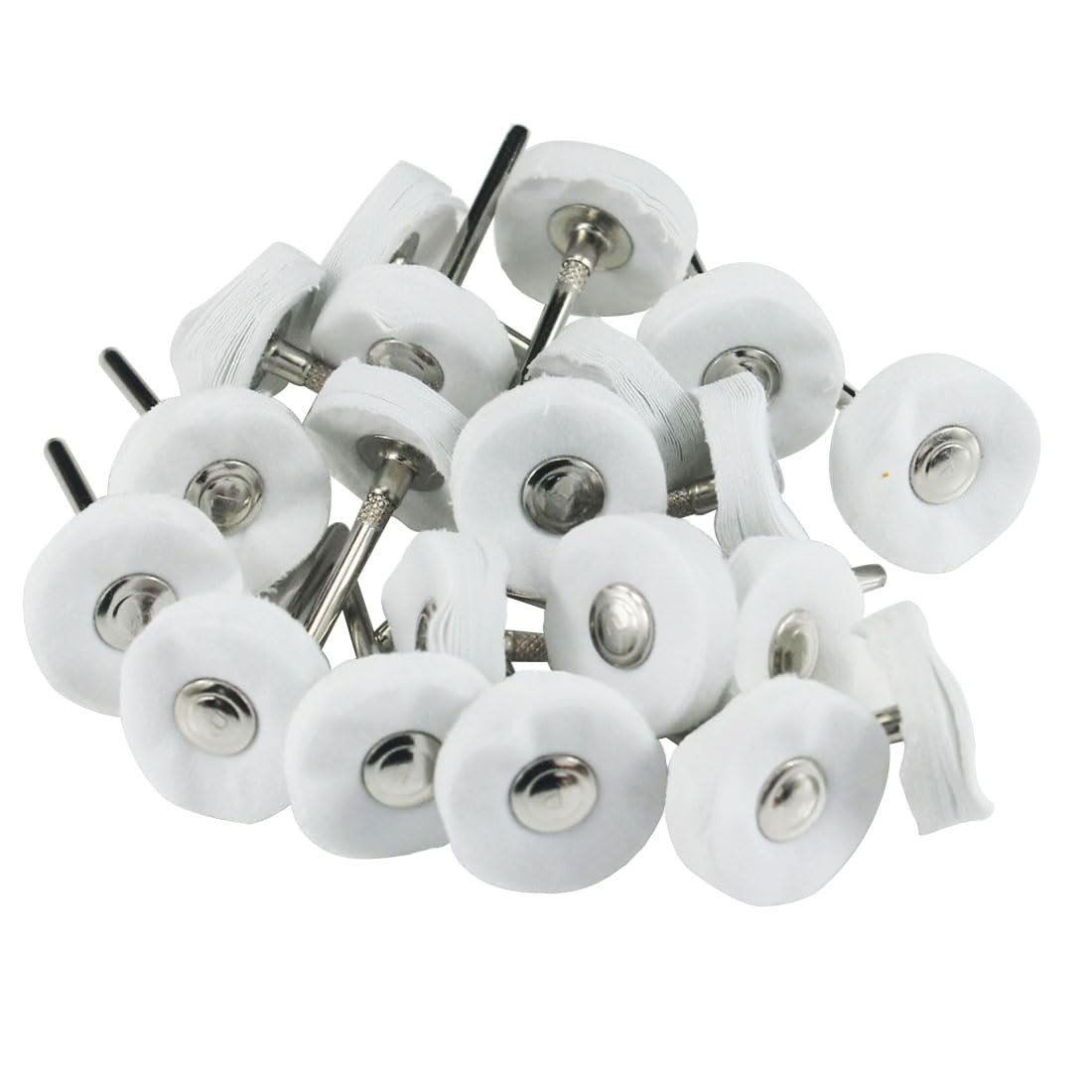 20 Pcs Little Buffing Wheel, 1/8 Inch Cloth Polishing Wheel for Rotary Tools …