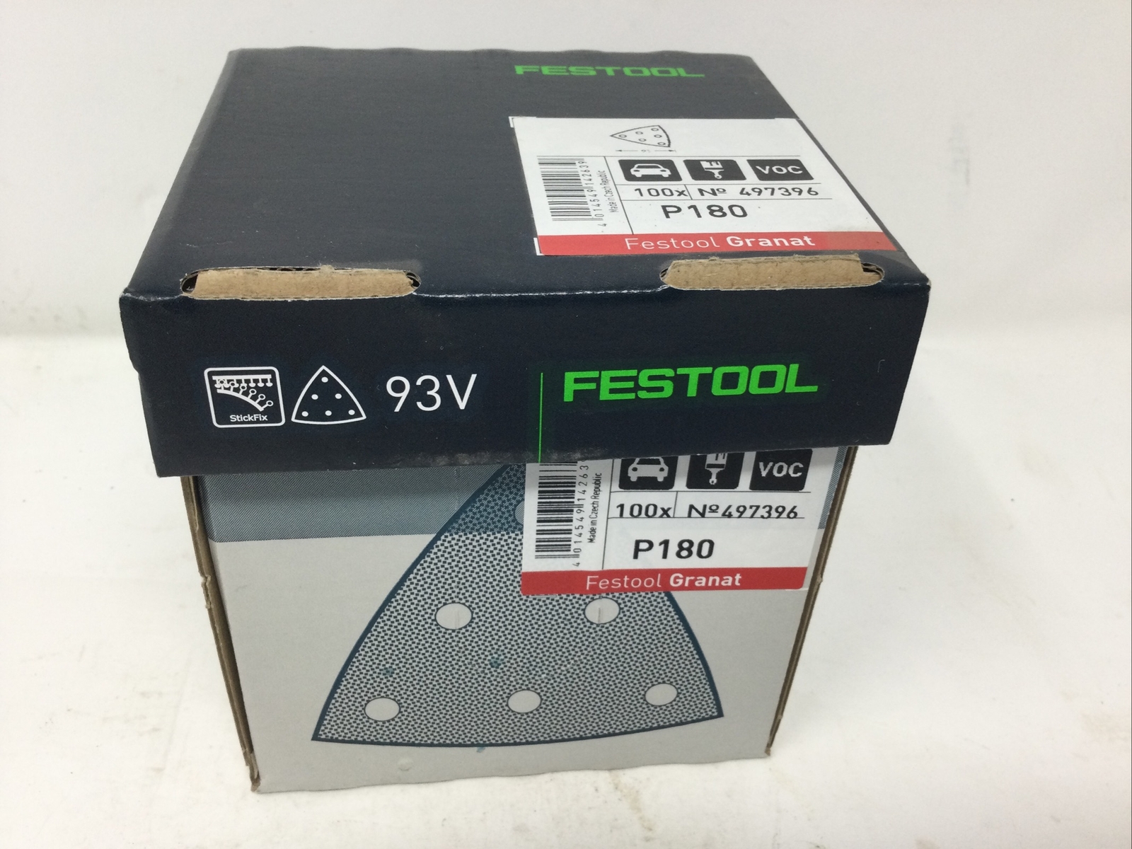 Festool 497396 P180 180 Grit Granat Abrasives Pack of (100) 95 mm X 88 mm