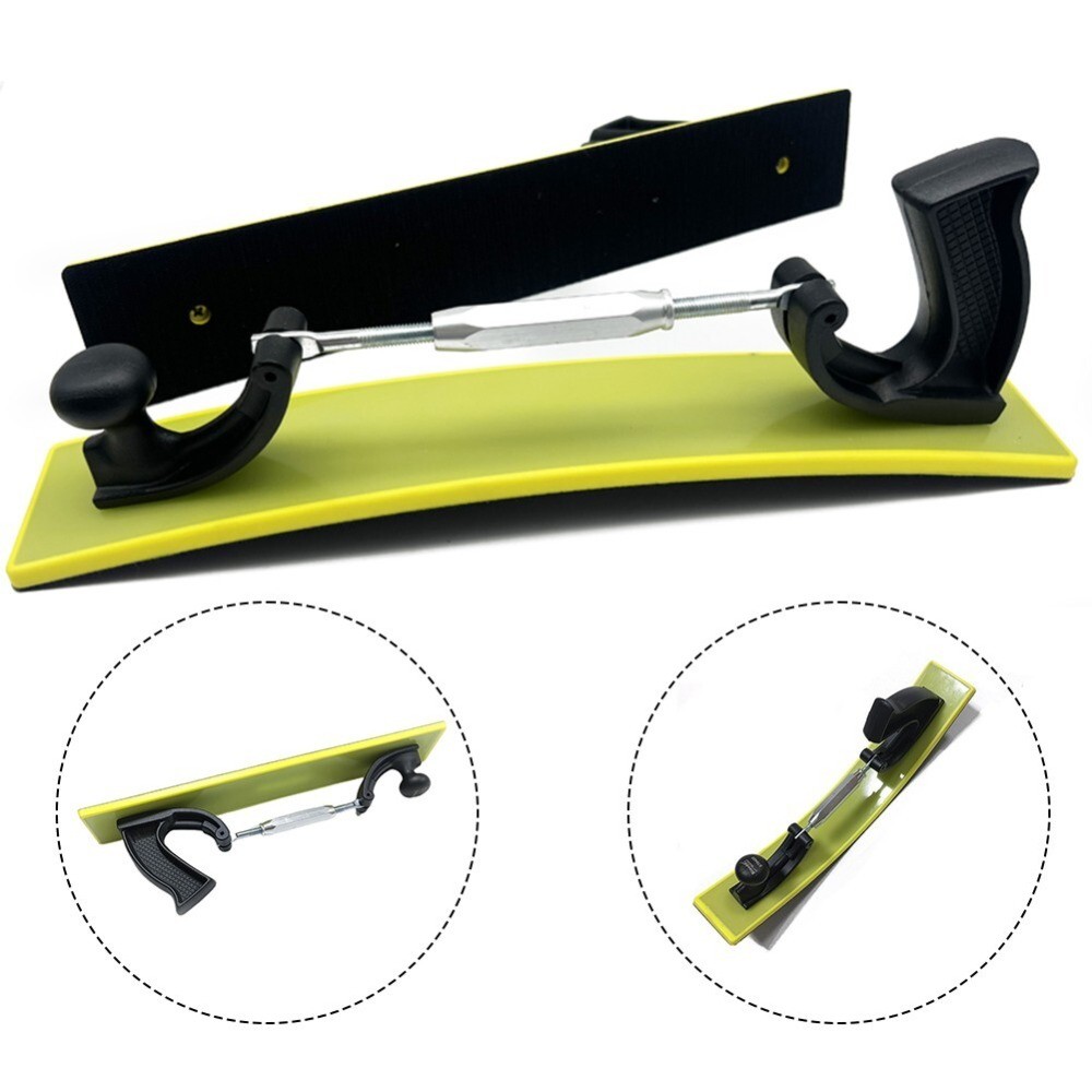 For Holder Sanding Disc 70 X 420mm ABS-Polishing Rectangular Yellow + Black