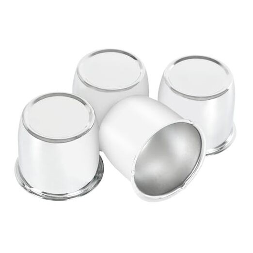 4PCS 2.64inch Trailer Wheel Center Caps Fit 2.64″ Center Hole, 2.4″ Height
