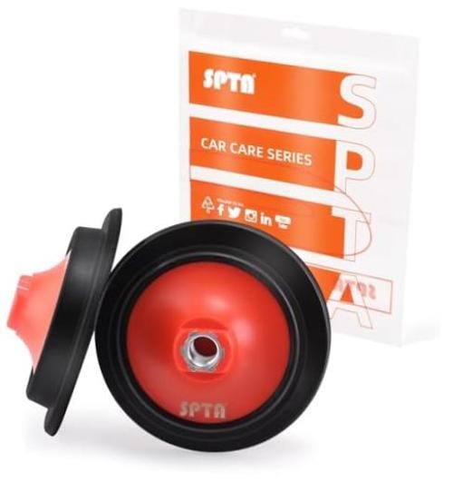 2Pcs RO Rotary Flexible Backing Plate, Hoop 5Inch (125mm) Orange M14 Thread