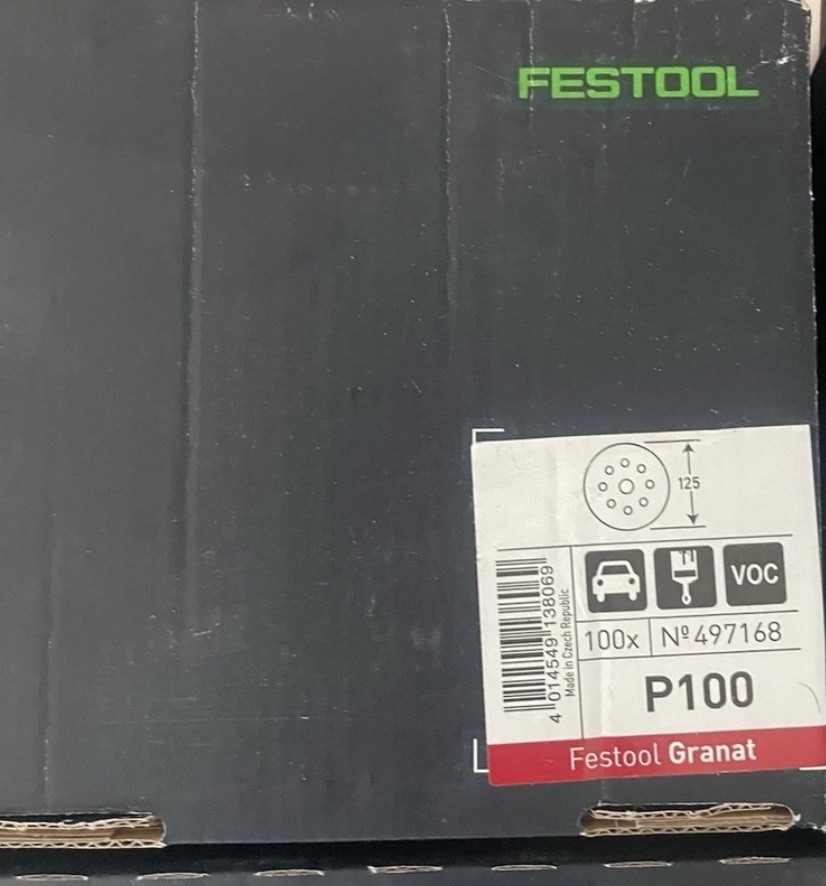 Festool D125 Granat Abrasive 80 100 150 240 320 400 Sanding Discs