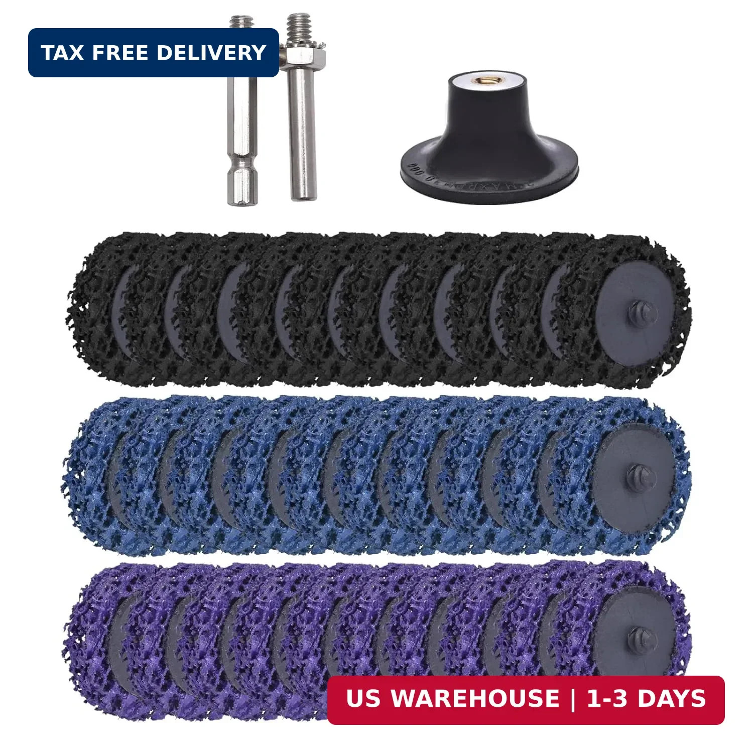 33 Pcs Diamond Sanding Discs Set, 2 Inch Die Grinder Accessories, Quick Change E