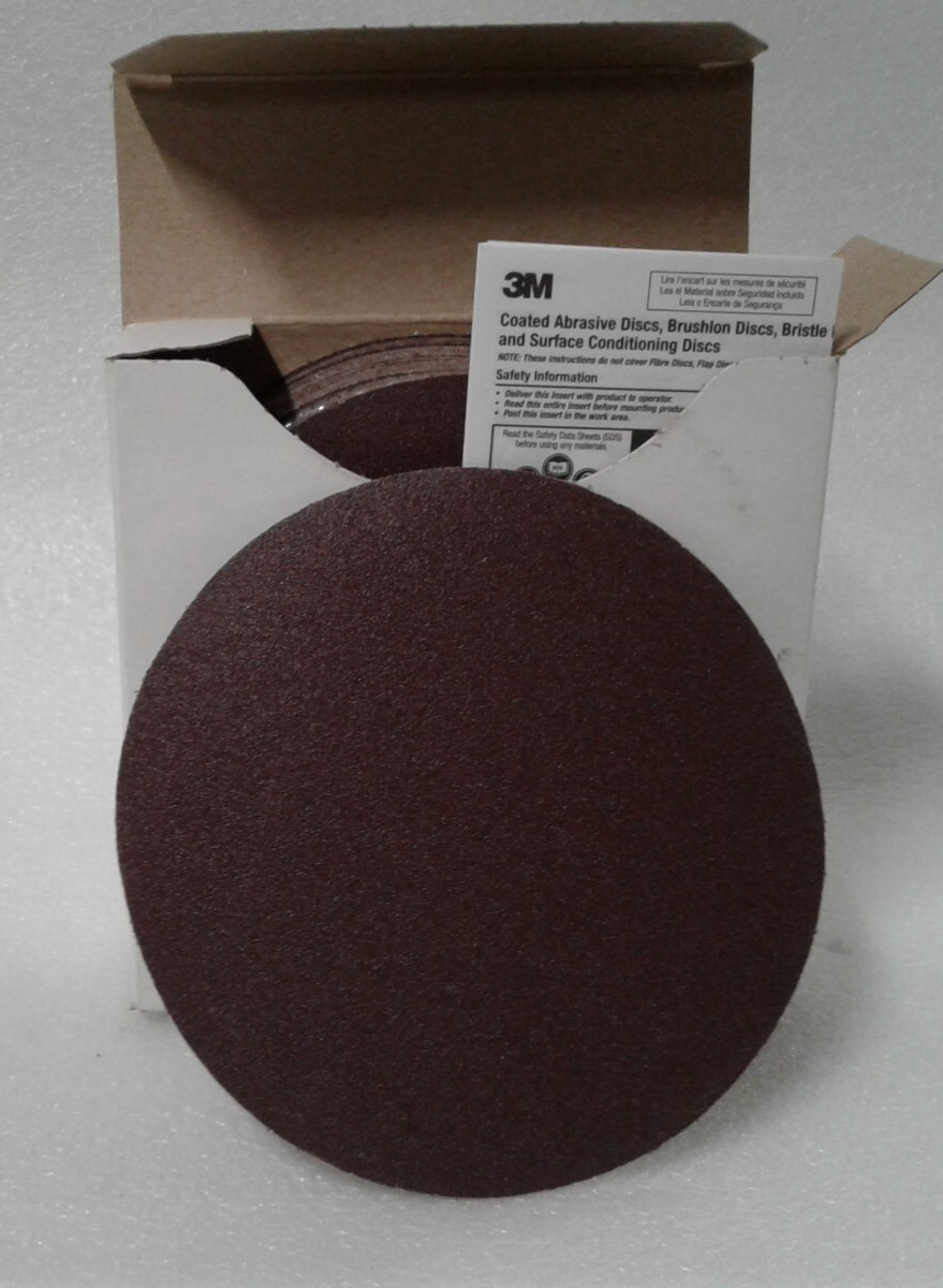 Box of 250 3M 348D 20883 PSA Sanding Disc – 5 Inch – P180 Very Fine -New NIB