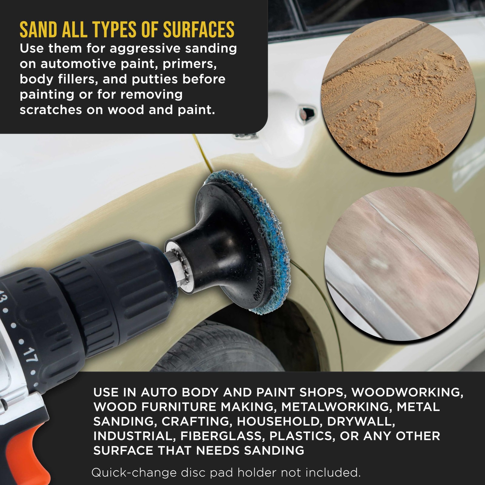 2 Diameter Surface Conditioning Discs Blue Fine Sanding Grit (Box of 25) – R-Typ