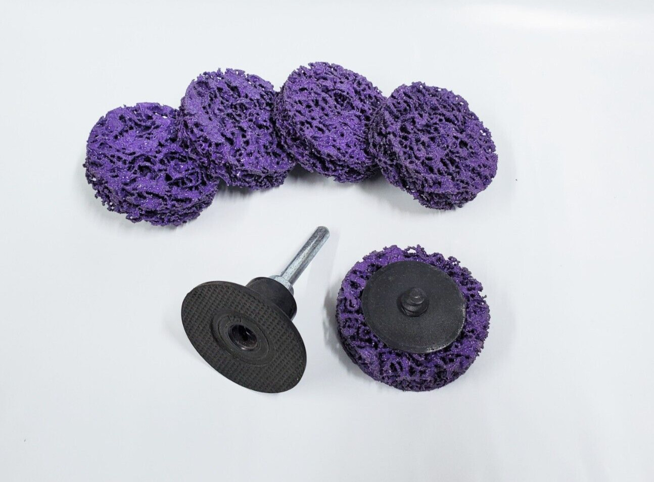 2″ Strip Away Disc, Type R Quick Change, Purple, With FREE Arbor, Lot of 20