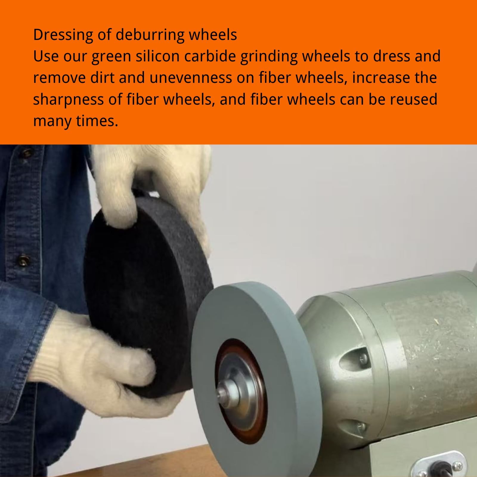 Deburring Nylon Fiber Buffing Wheels Polishing Stainless Steel