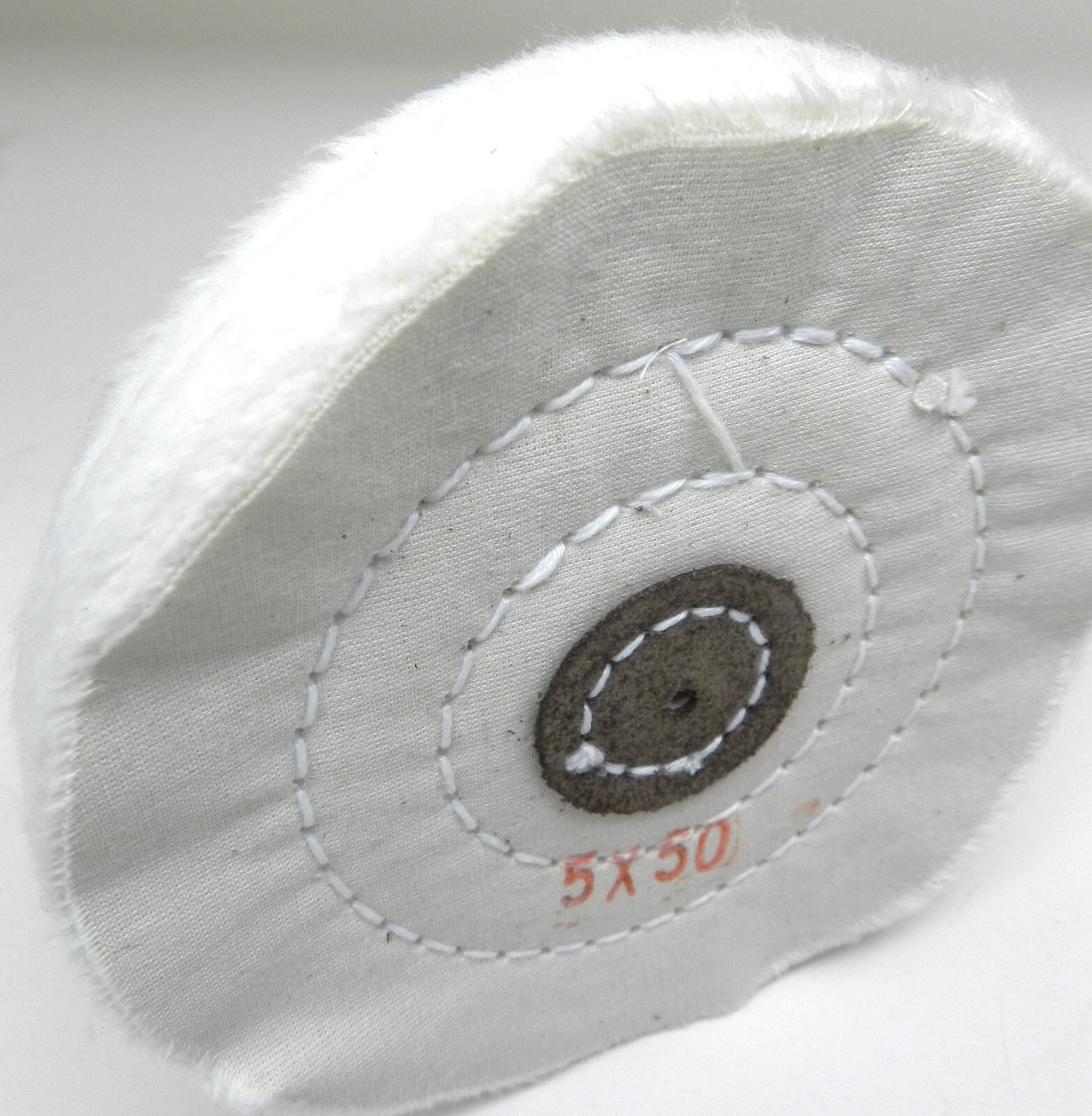 5″ Polishing Buff Finex Muslin White 50Ply Buffing Wheel Polish Jewelry