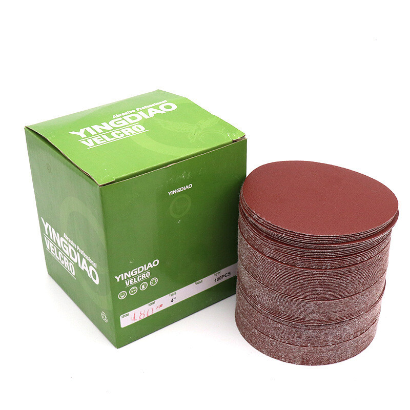 100mm – 4″ Sanding Discs Hook & Loop 60 – 1000 Grit Sander Pads Sandpaper