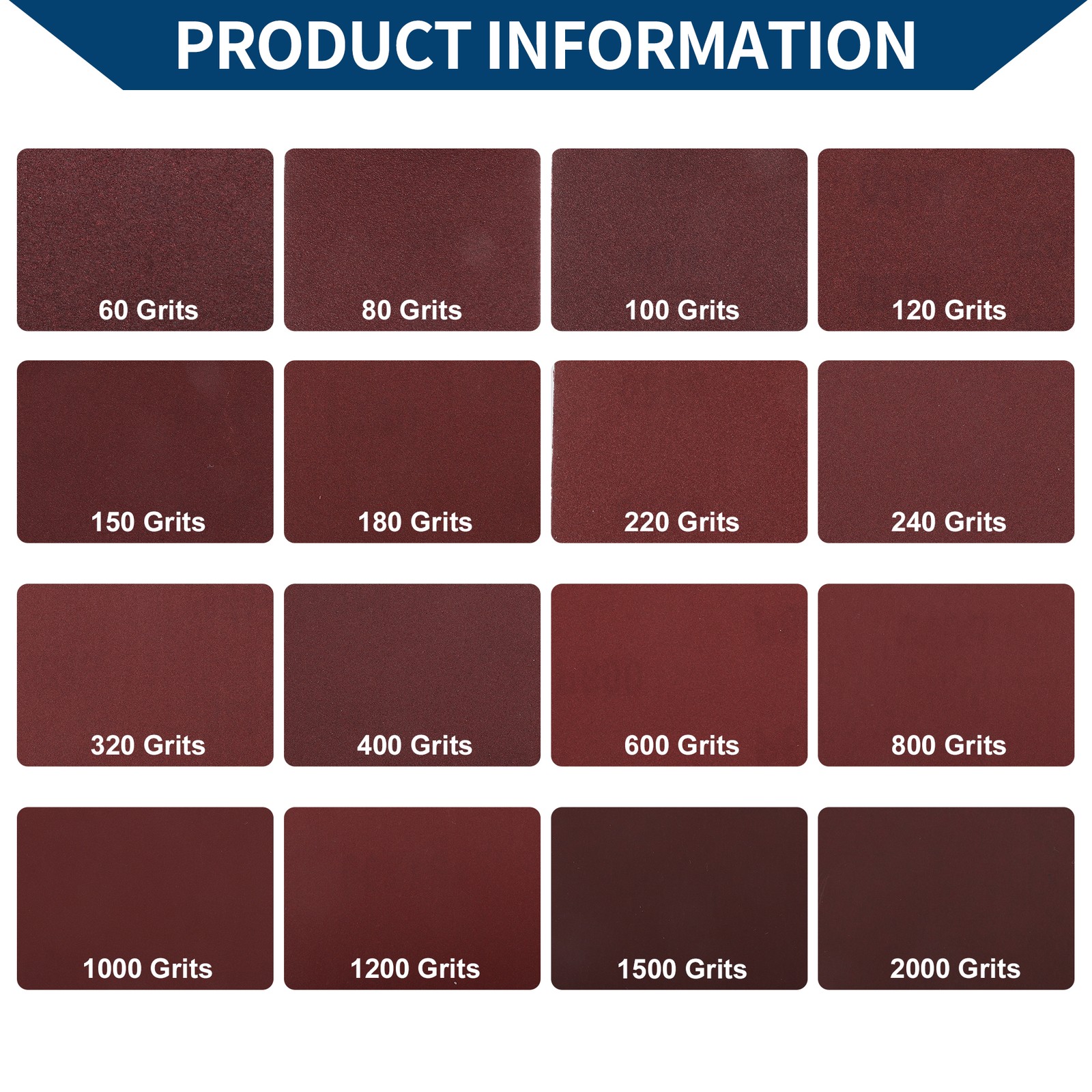 P2000 Long Board Sanding Paper 393.70″x3.94″ Red Sanding Roll