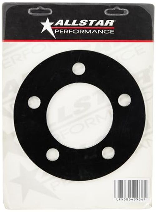 Wheel Spacer, 5 x 5.00 in Bolt Pattern, 1/4 in Thick, Steel, 1/4in 1 Pack
