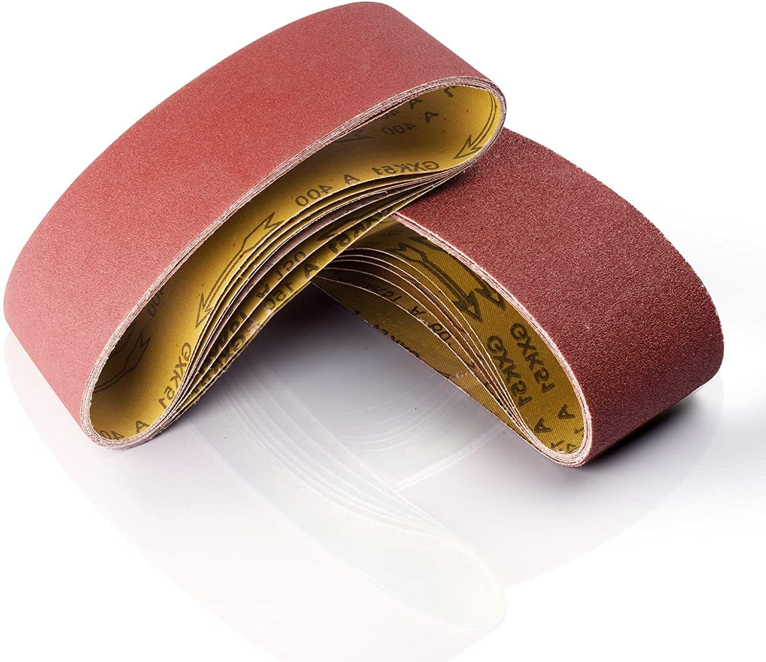 20PCS Sanding Belts 3×21 inch 40 60 80-400 Grit A/O Belt Sander Paper Sandpaper