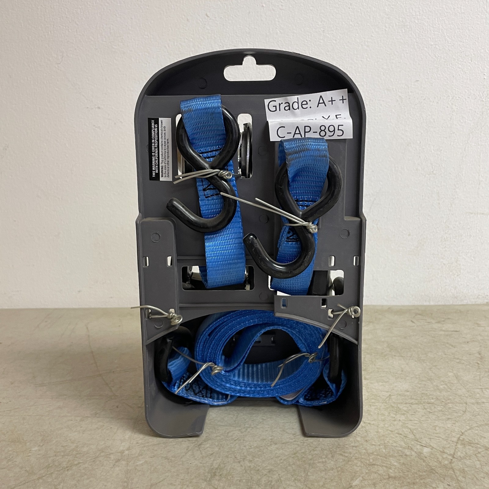 Reese 94259 Ratchet Tie-Down Strap 1″x6′ Blue Heavy-Duty