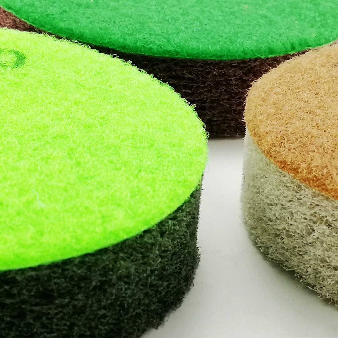 SHDIATOOL 3pcs/pk 100mm/4″ Diamond Sponge Polishing Pads for Marble Jade Stone