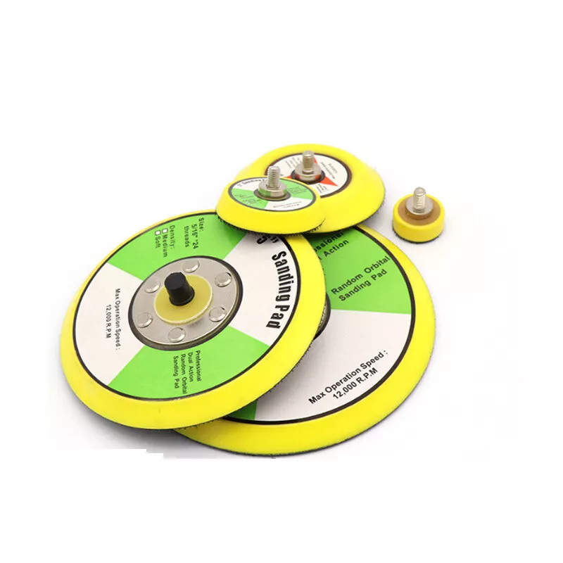 1/2/3/4/5 Inch Hook&Loop Face Sanding Pad Air Sander Pneumatic Tool Backer Disc