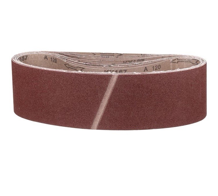 10 PCS 6 x 48inch Sanding Belts 120Grit Aluminum Oxide Sander Paper for Metal