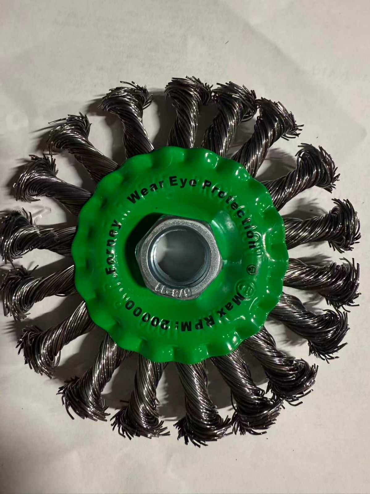 4″ Twist-Knot Wire Wheel 30pcs +150 pcs 4.5″ Zirconia Flap Disc rust weld clean