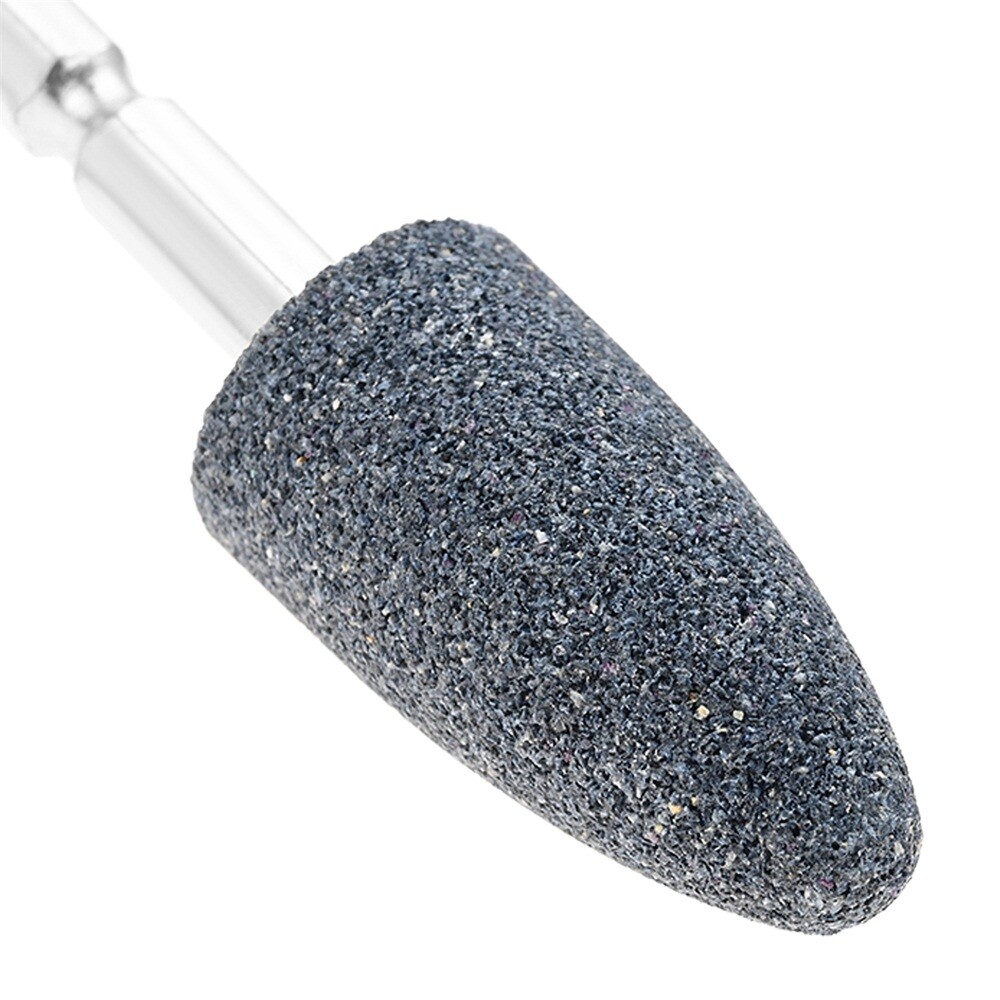 10Pcs Cone Shape Grinding Stone Aluminum Oxide For Die Grinder Other Rotary Tool