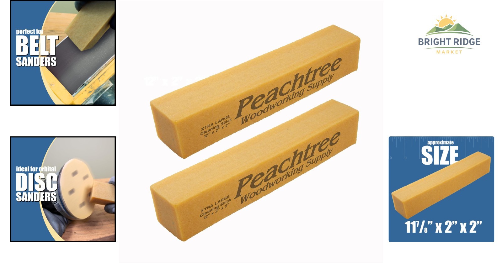 Natural Rubber Sandpaper Cleaner, Perfect for Woodworking and Tool Maintenance