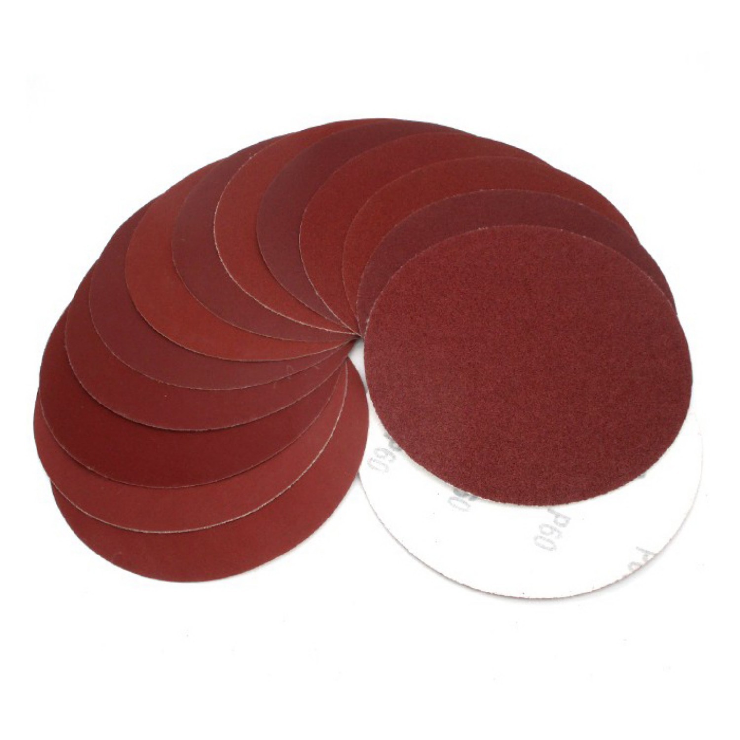 75-180mm / 3″-7″ Hook and Loop Sanding Discs Orbital Sandpaper Pads 40-2000 Grit
