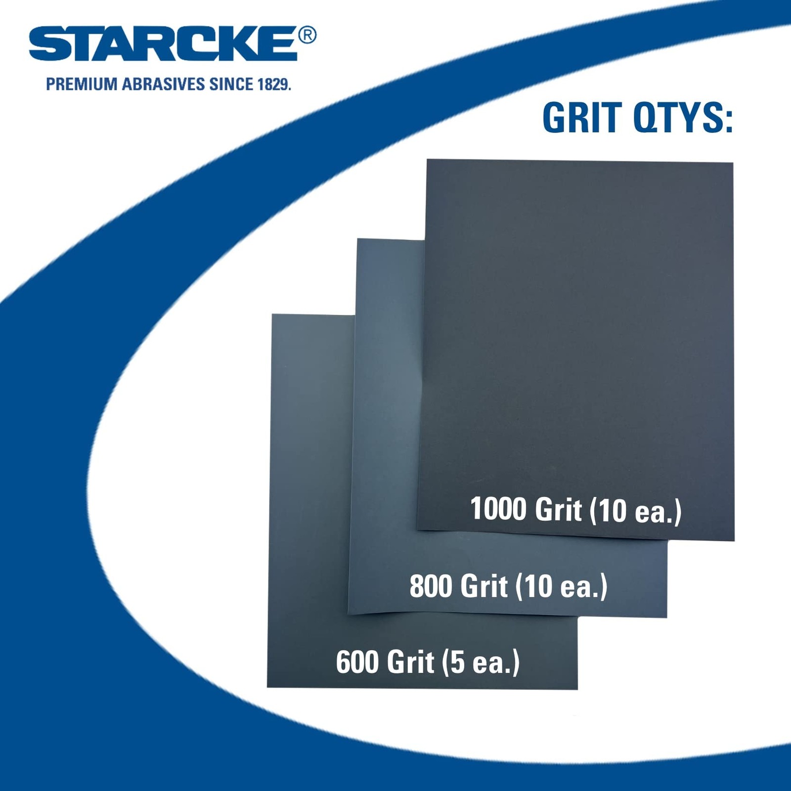 25ct 600 800 1000 Grit Waterproof Silicon Carbide Sandpaper Sheets 9×11″
