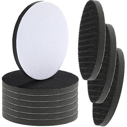 10 Pack 6 Inch Hook and Loop Soft Foams Buffering Pad Sponge Cushion Buffer Pad