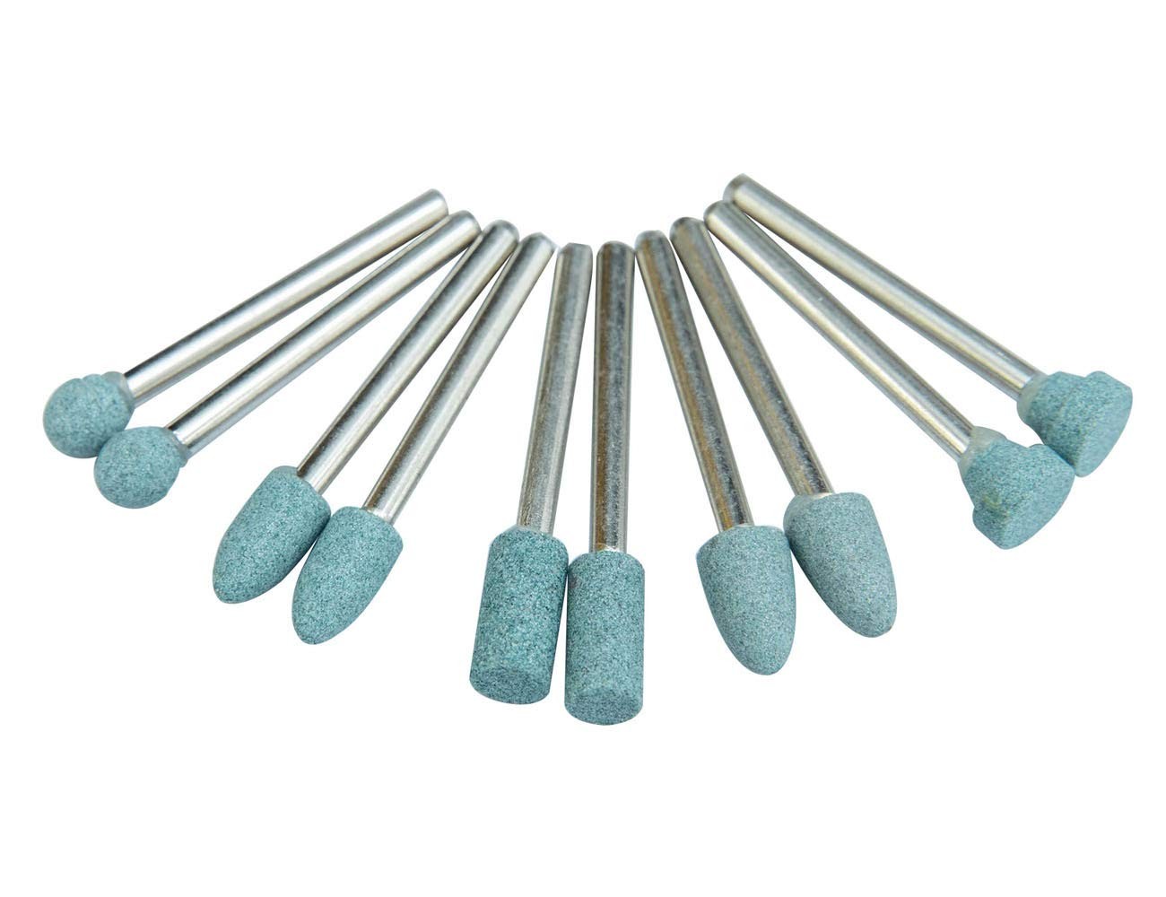10 Pcs Various Shape Silicon Carbide Grinding Stone Sets