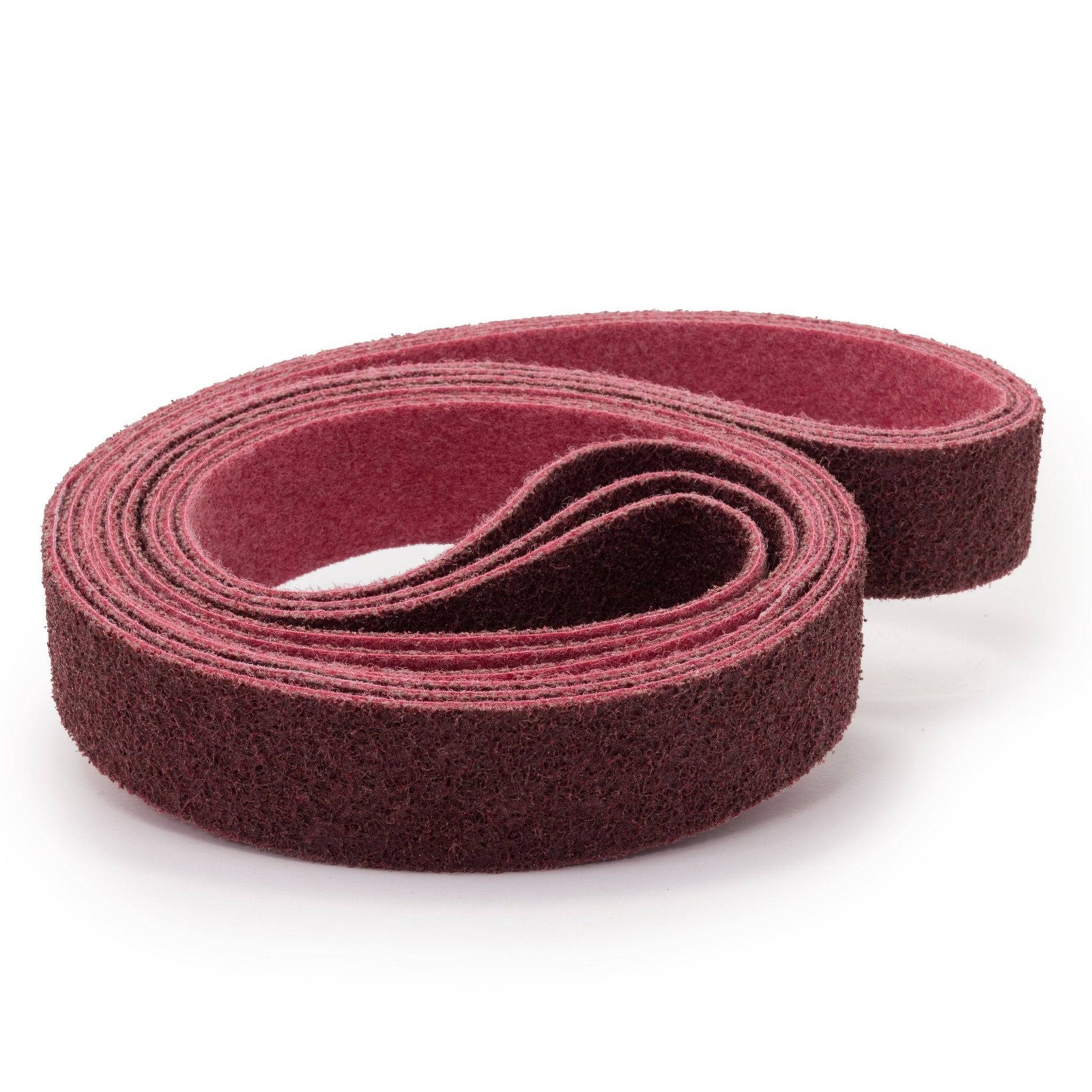 Non Woven Sanding Belts for Surface Conditioning 1 X 30 Inch Select Grit 3 Pack