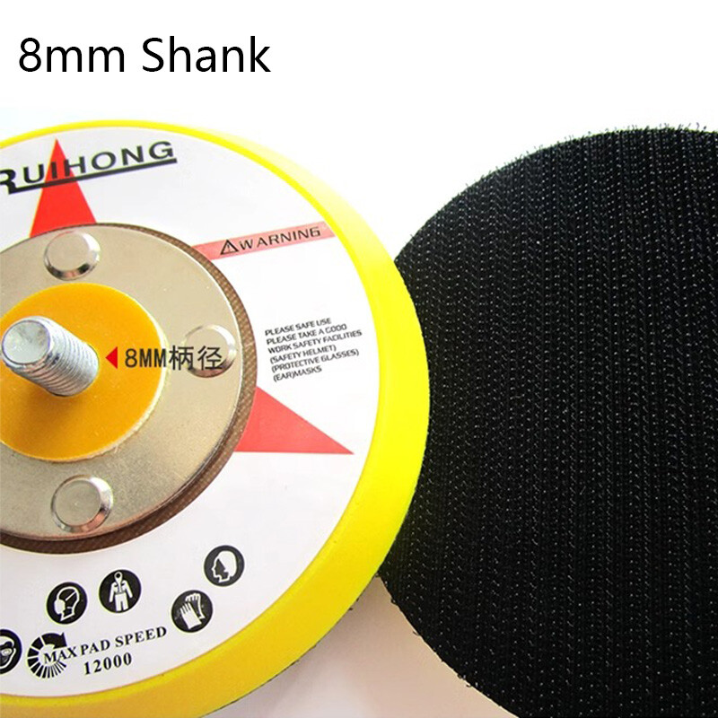 4 Inch Hook & Loop 100mm Sanding Discs Backing Pad For Drill Grinder 8mm Shank