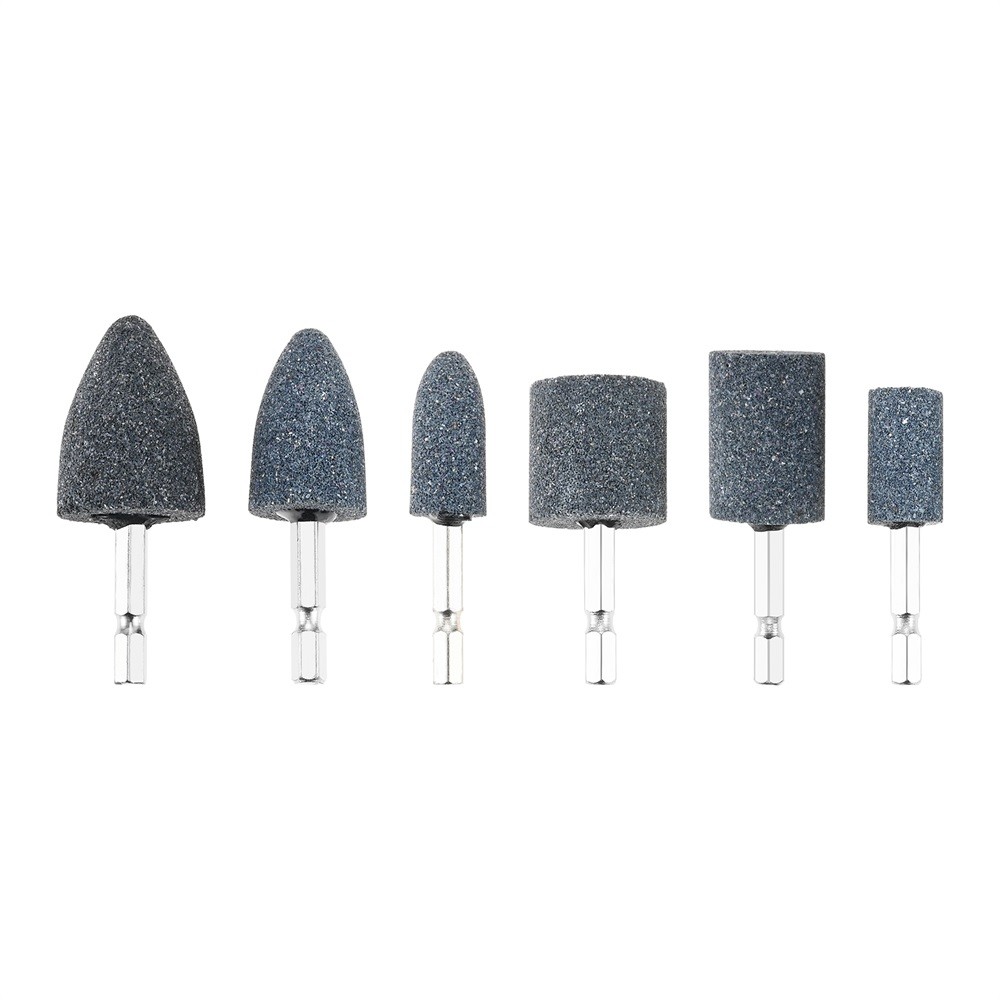 10Pack 16/25/30MM Hex Shank Brown Corundum Grinding Wheel Holder For Air Drills