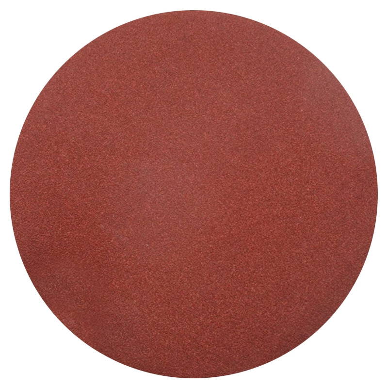 5” 6” P60-P2000 Grit Round Red Sandpaper Pads Sanding Discs Flocking Discs