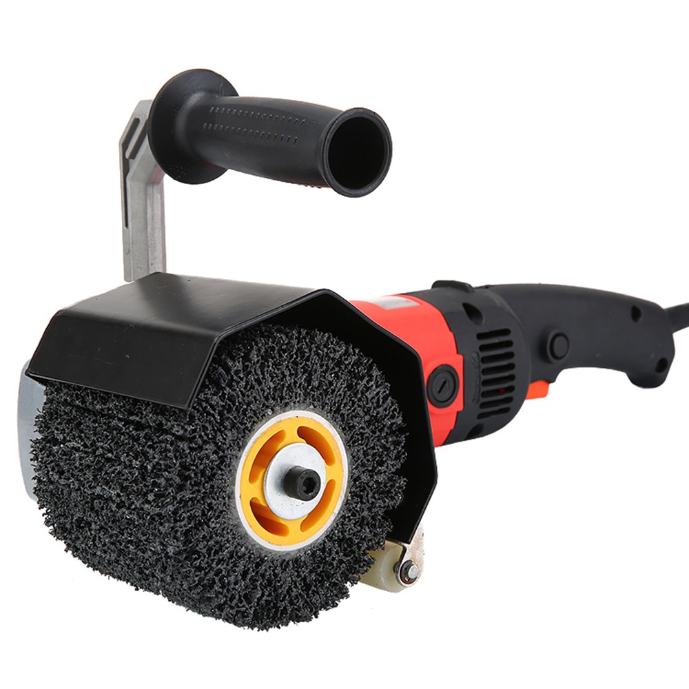 Polishing Drum Burnishing Wheel Metal Nylon Wire Polish Brush Roller Burnishing