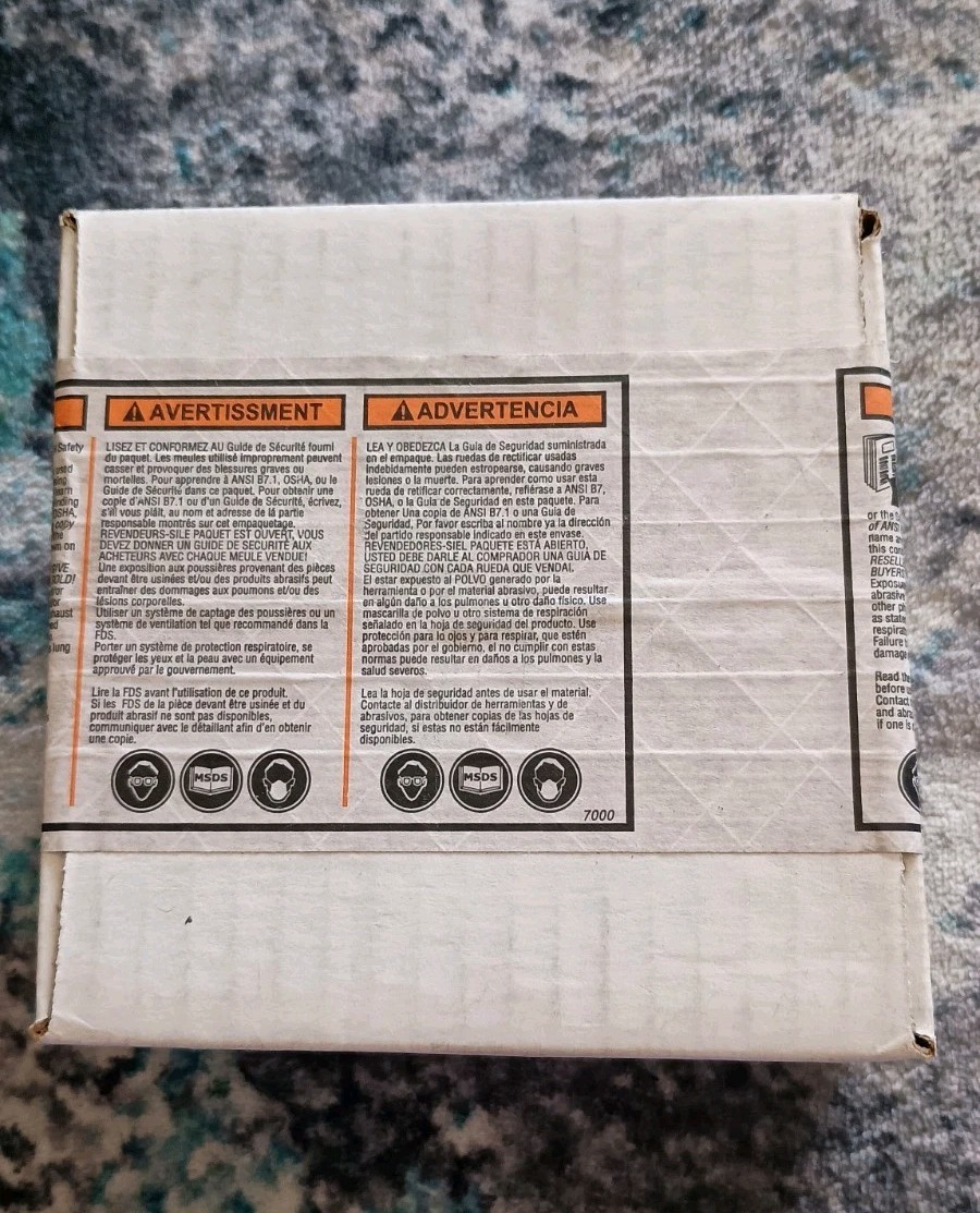 Box of 25-Radnor Type 1 Cut Off Wheel 4-1/2″ x .045″ x 7/8″ RAD64000806