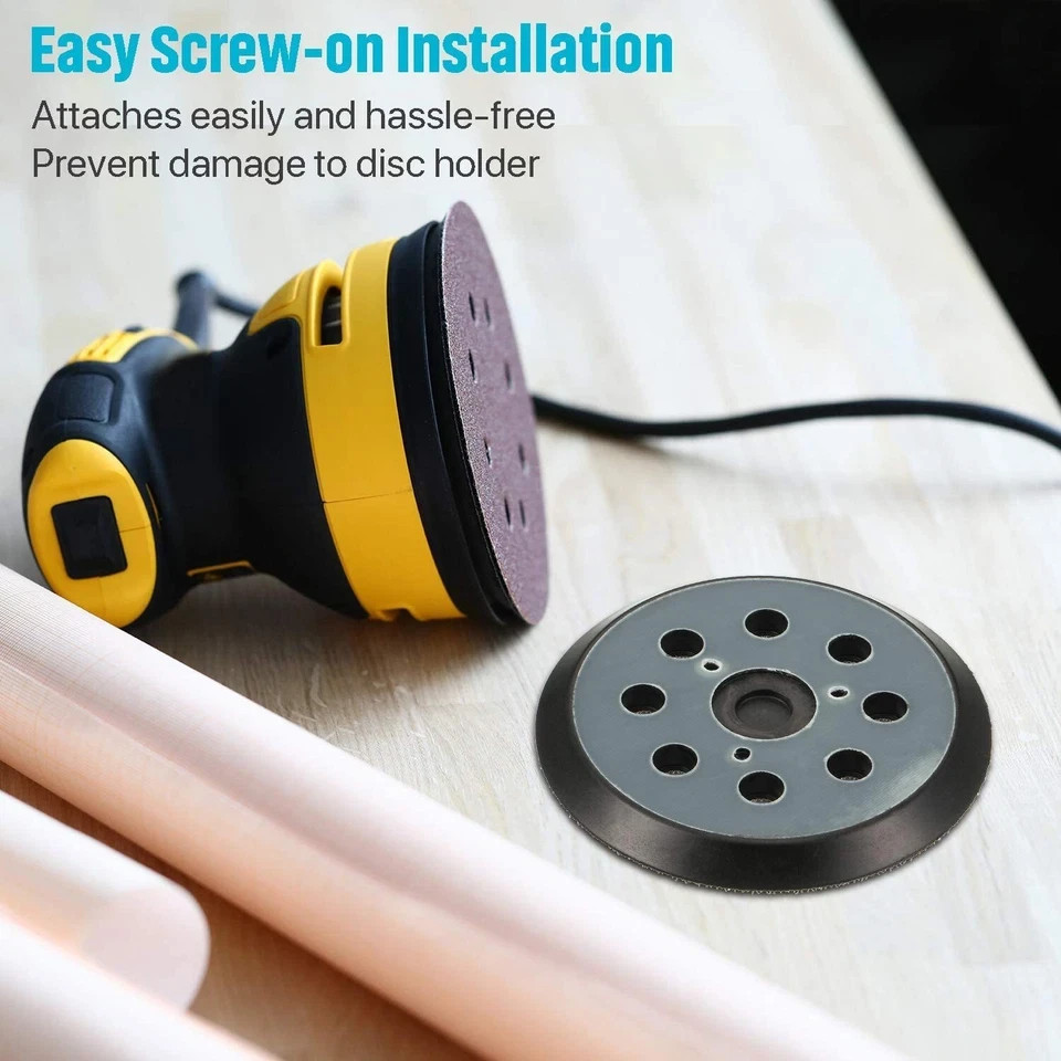 5 inch Orbital Sander Replacement Pad Hook Loop for Dewalt, Makita, Porter Cable